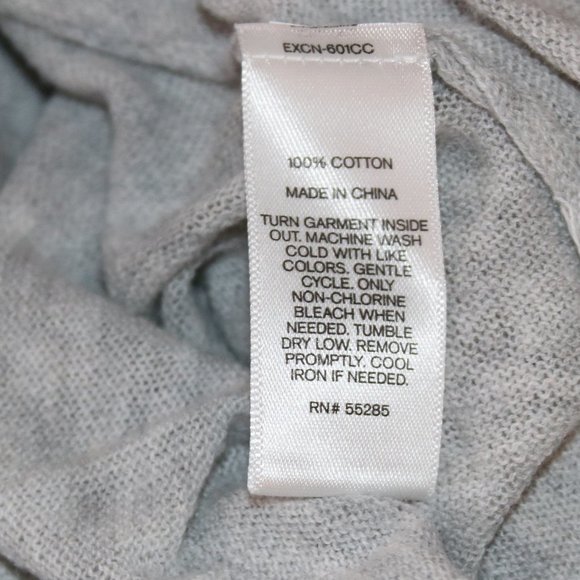 EXPRESS 100% Cotton Waterfall Drape Front Cardigan - Picture 14 of 16